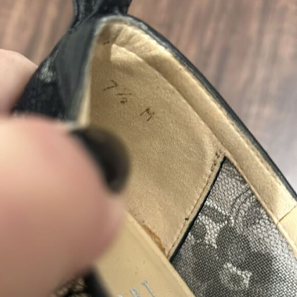 Stuart Weitzman Black Lace Platform Shoes, Size 7.5 - Picture 11 of 13